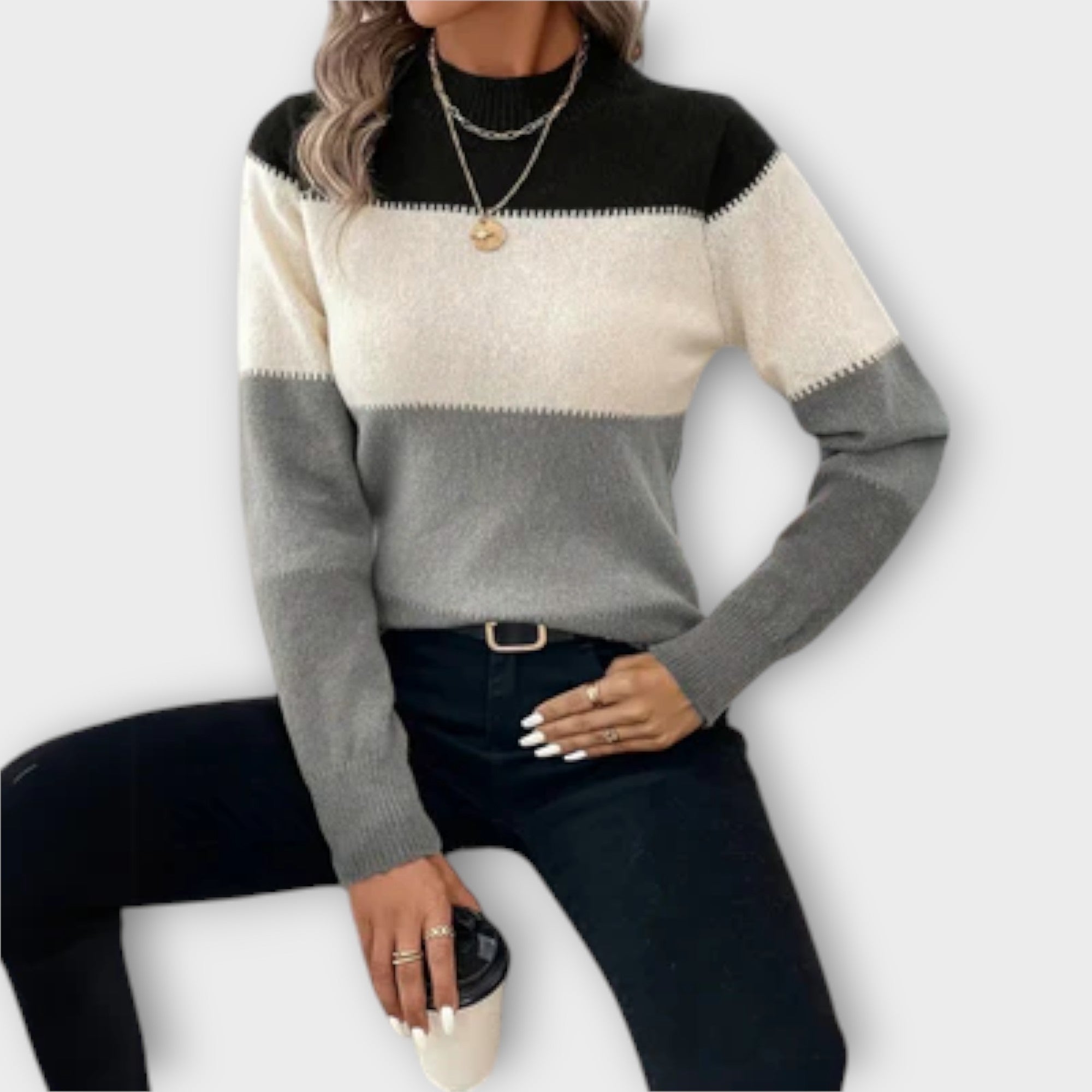 Elina - Lässiger & Eleganter Pullover
