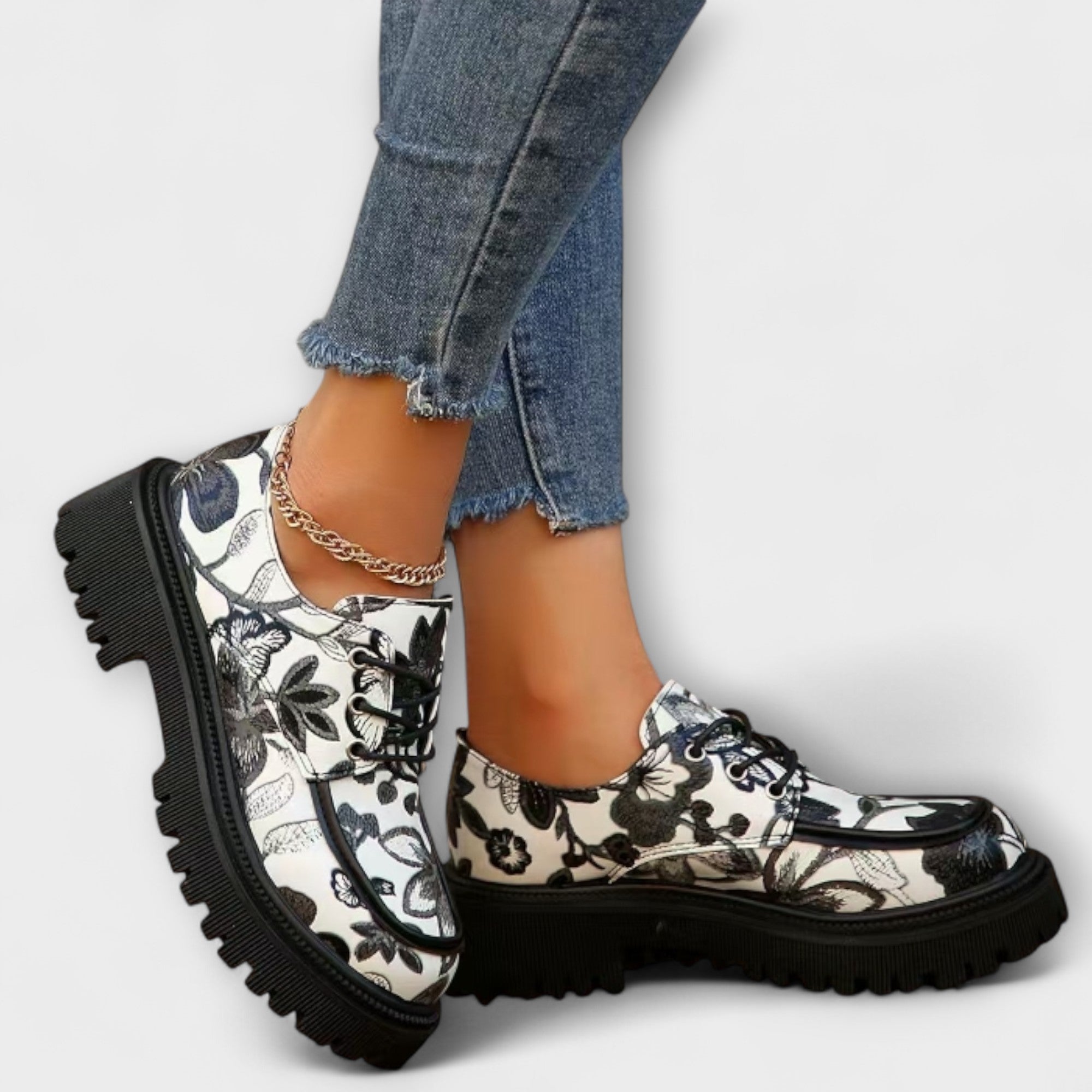 Sandra - Elegante Retro-Mokassins