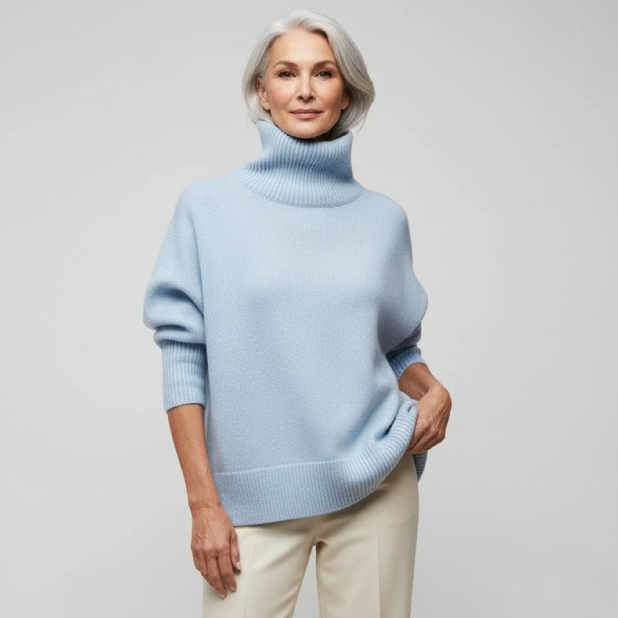 Katrielle - gemütlicher Rollkragenpullover