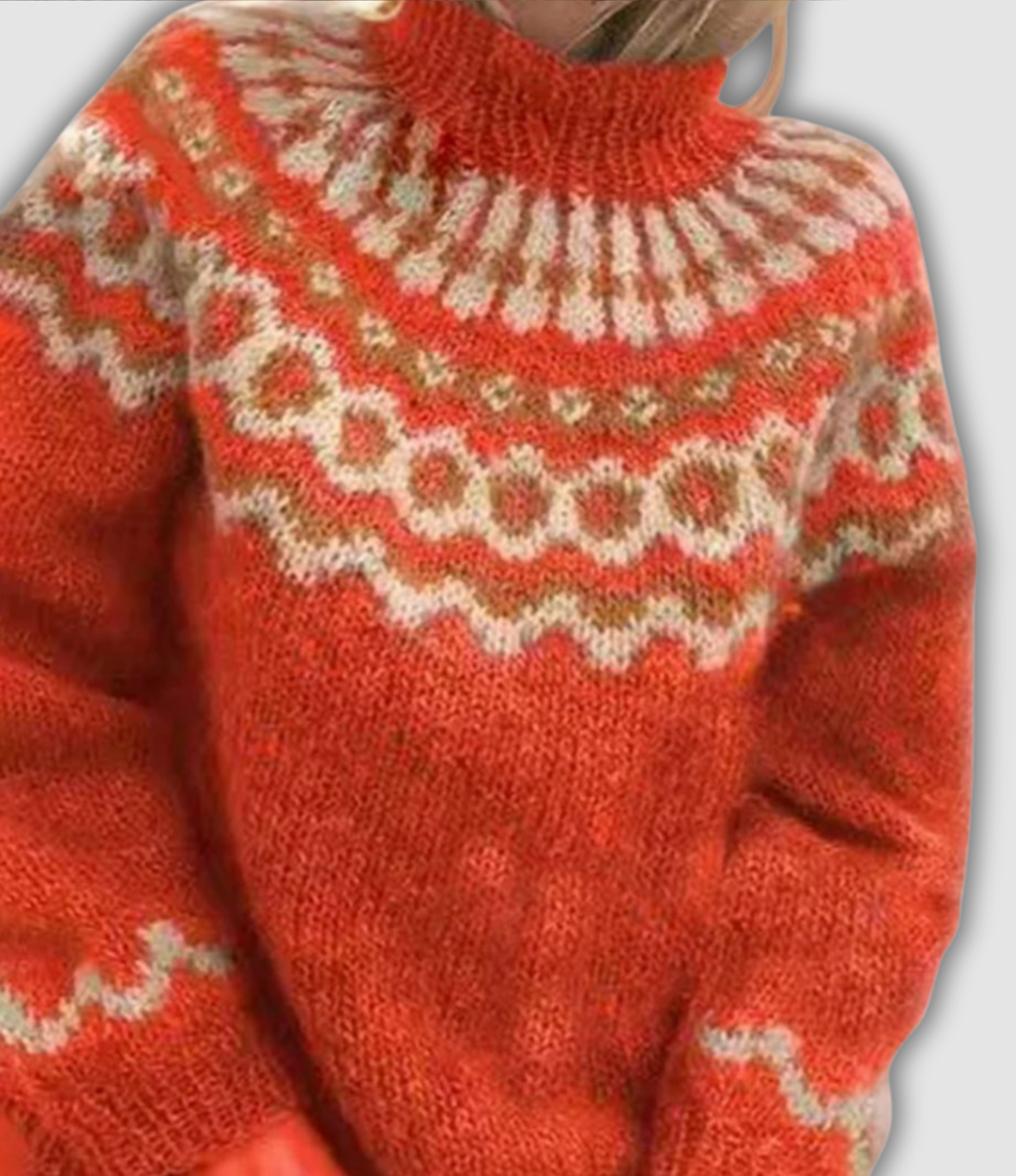 DIE MIA | RETRO STEHKRAGENSWEATER