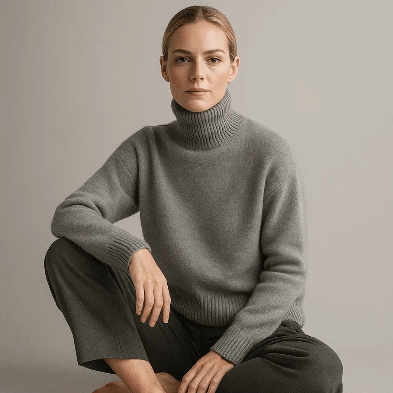 Amelie | Luxuriöser Rollkragenpullover aus Kaschmir-Mix