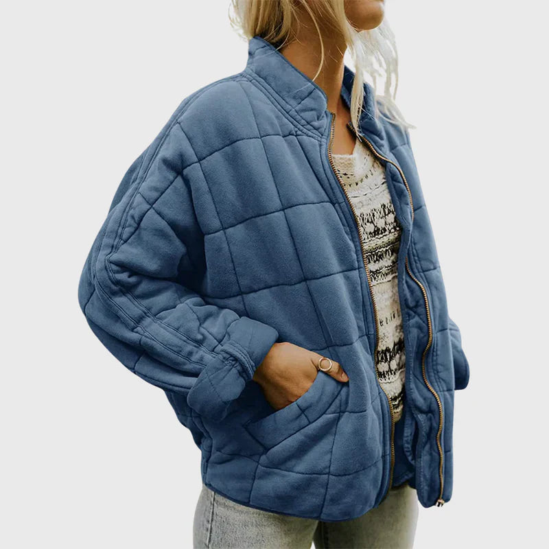 Nalaya™ | Gestepptes Fleece-Jacke mit Reißverschluss