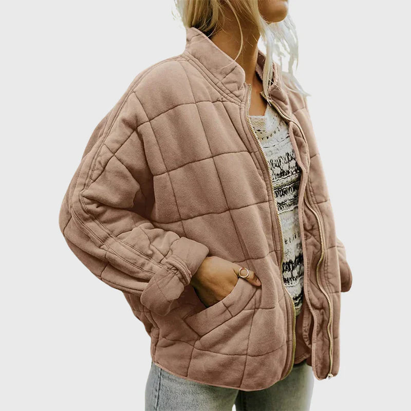Nalaya™ | Gestepptes Fleece-Jacke mit Reißverschluss