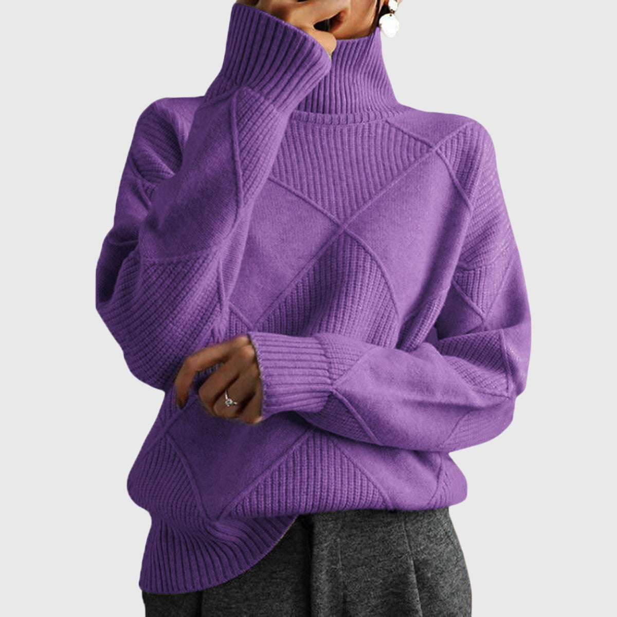 Angela™ - Rollkragenpullover