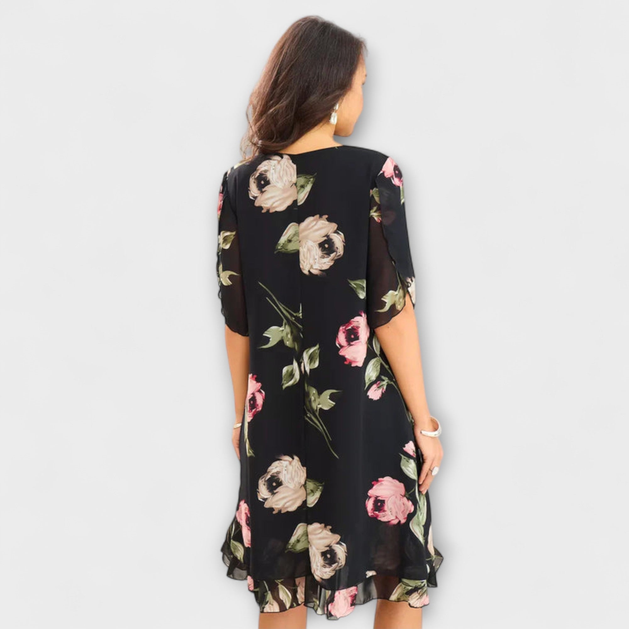 Aurora - Elegantes Chiffonkleid