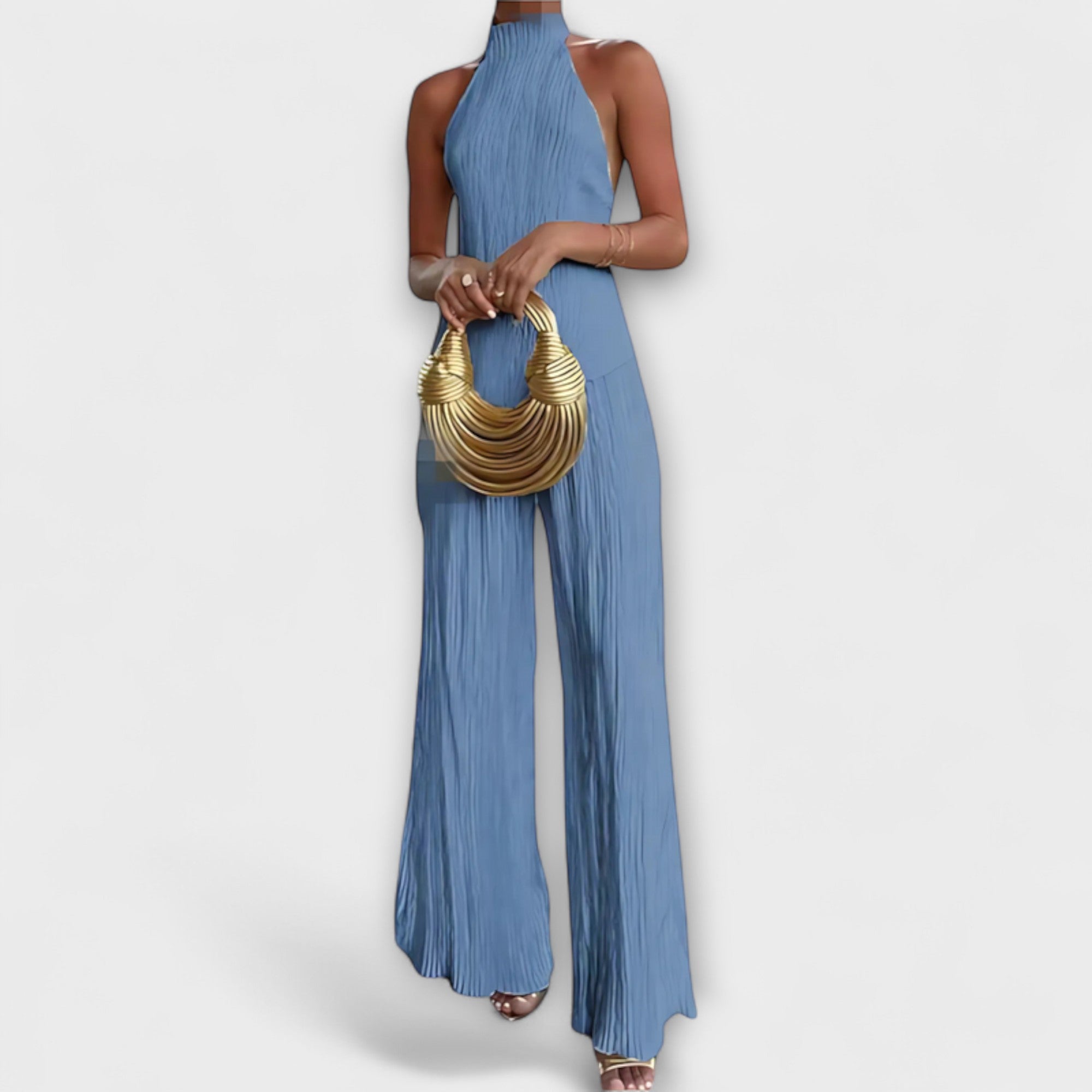 Pilarica - Elegantes plissiertes asymmetrisches Set