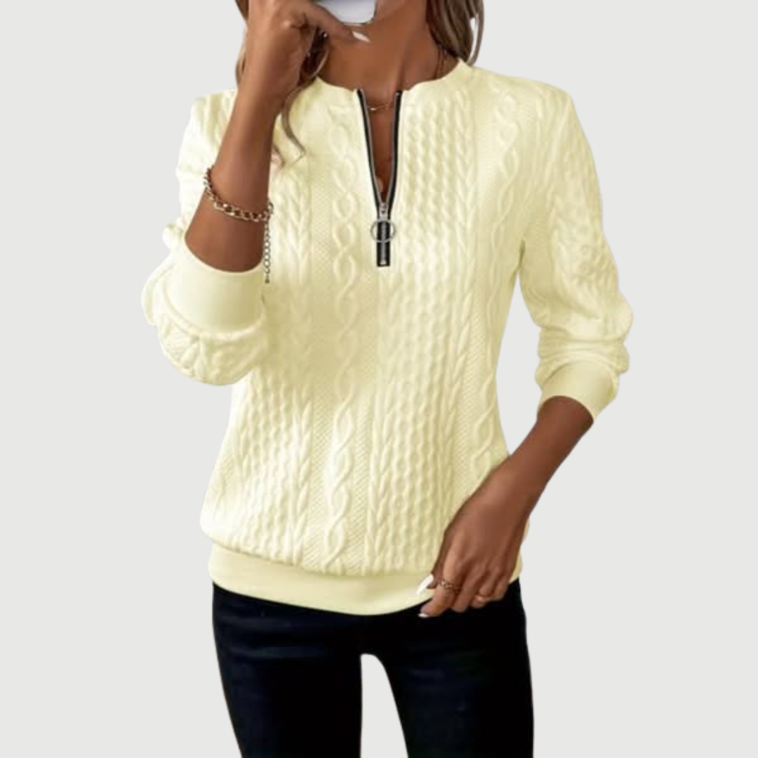 Nora™ | Pullover mit Reißverschluss