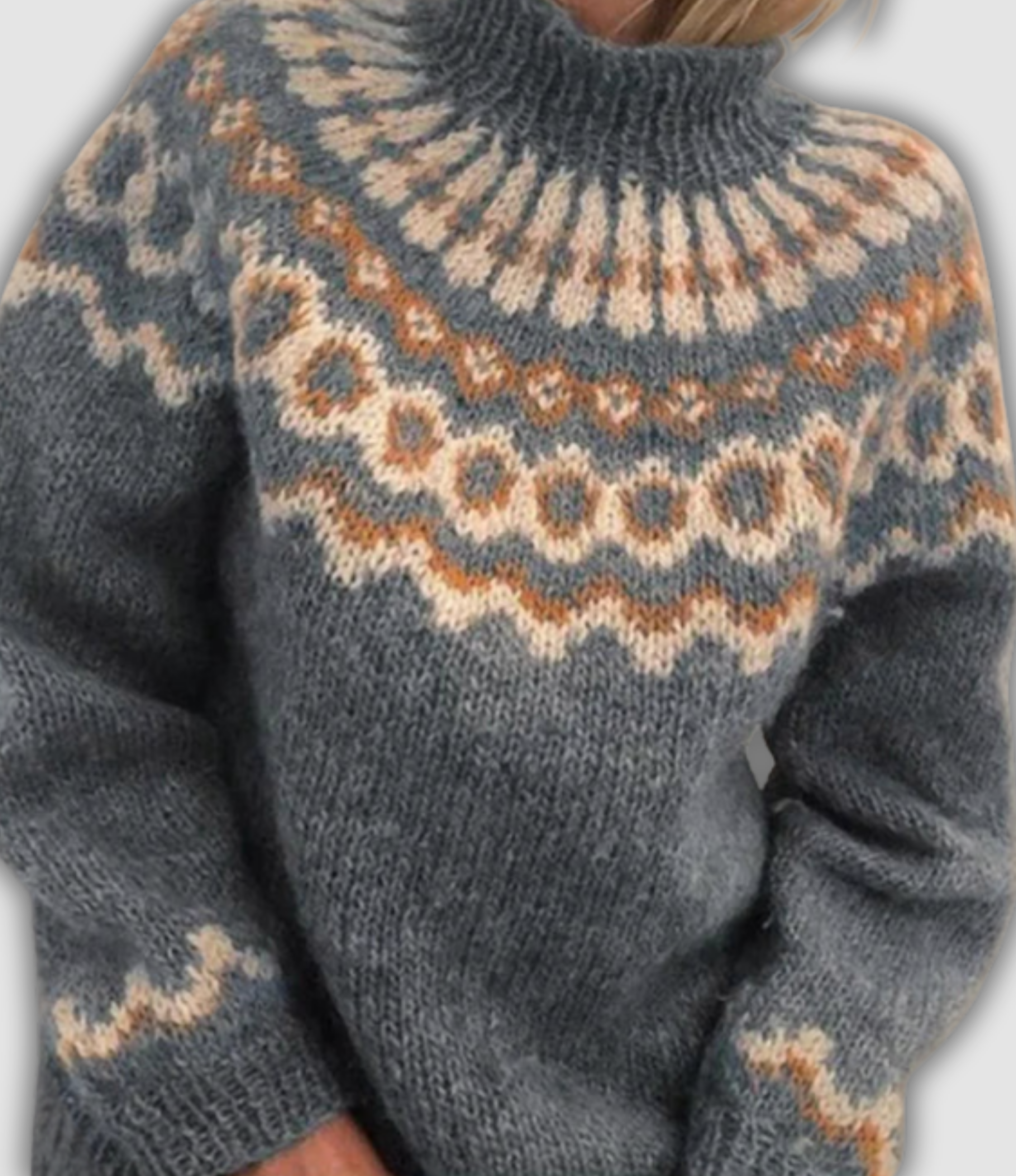 DIE MIA | RETRO STEHKRAGENSWEATER