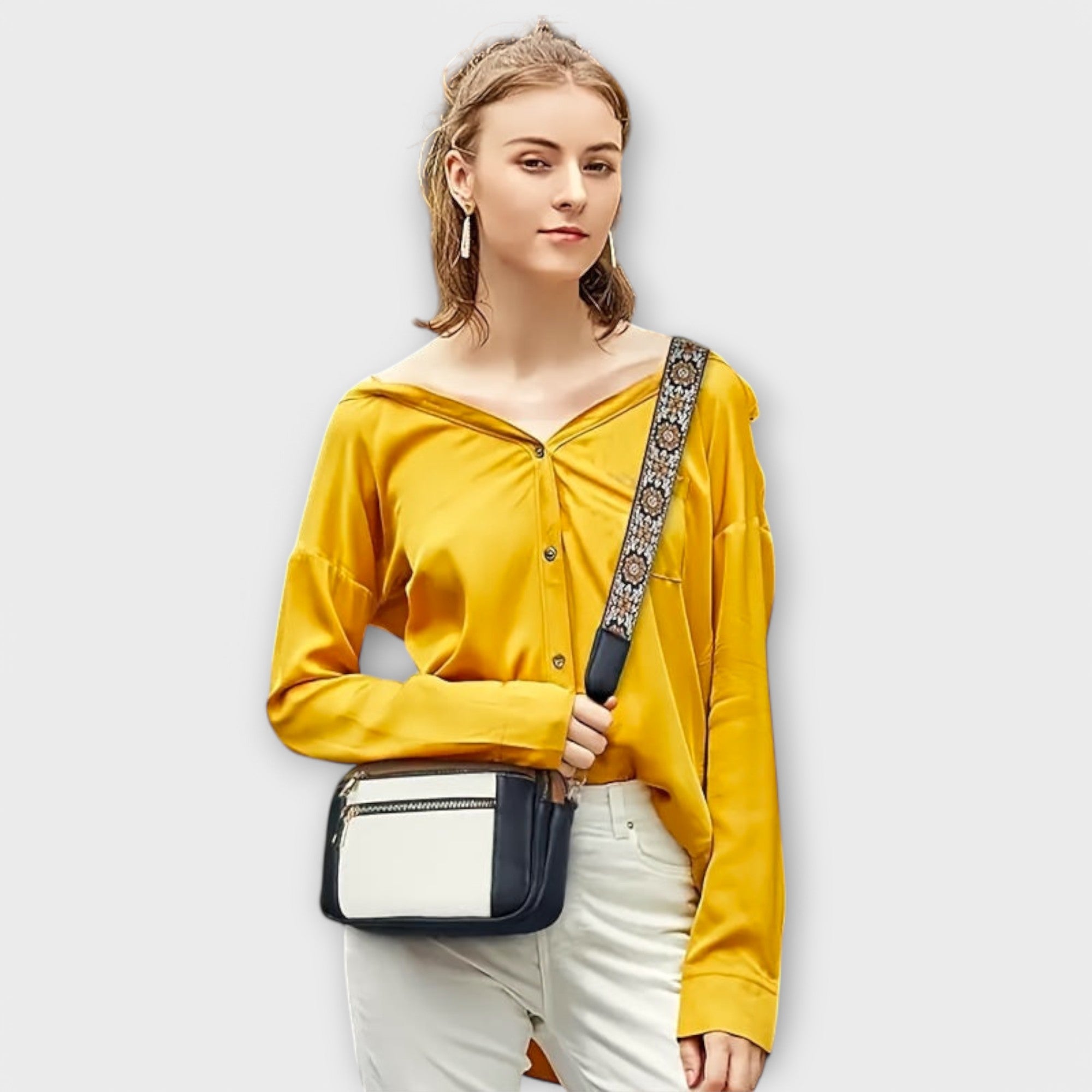 Aurora. - Crossbody Tasche aus veganem Leder
