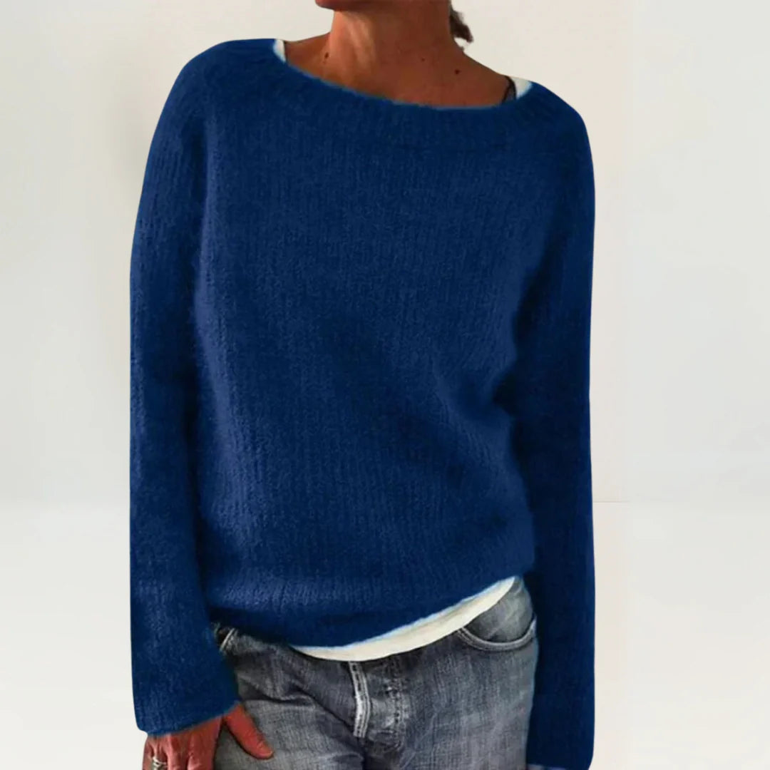 HANNA | GEMÜTLICHER PULLOVER BLAU
