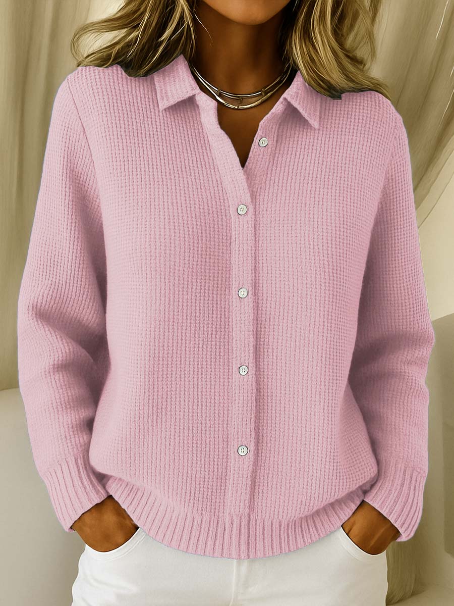 Elaine | Klassischer Strick-Button-Cardigan