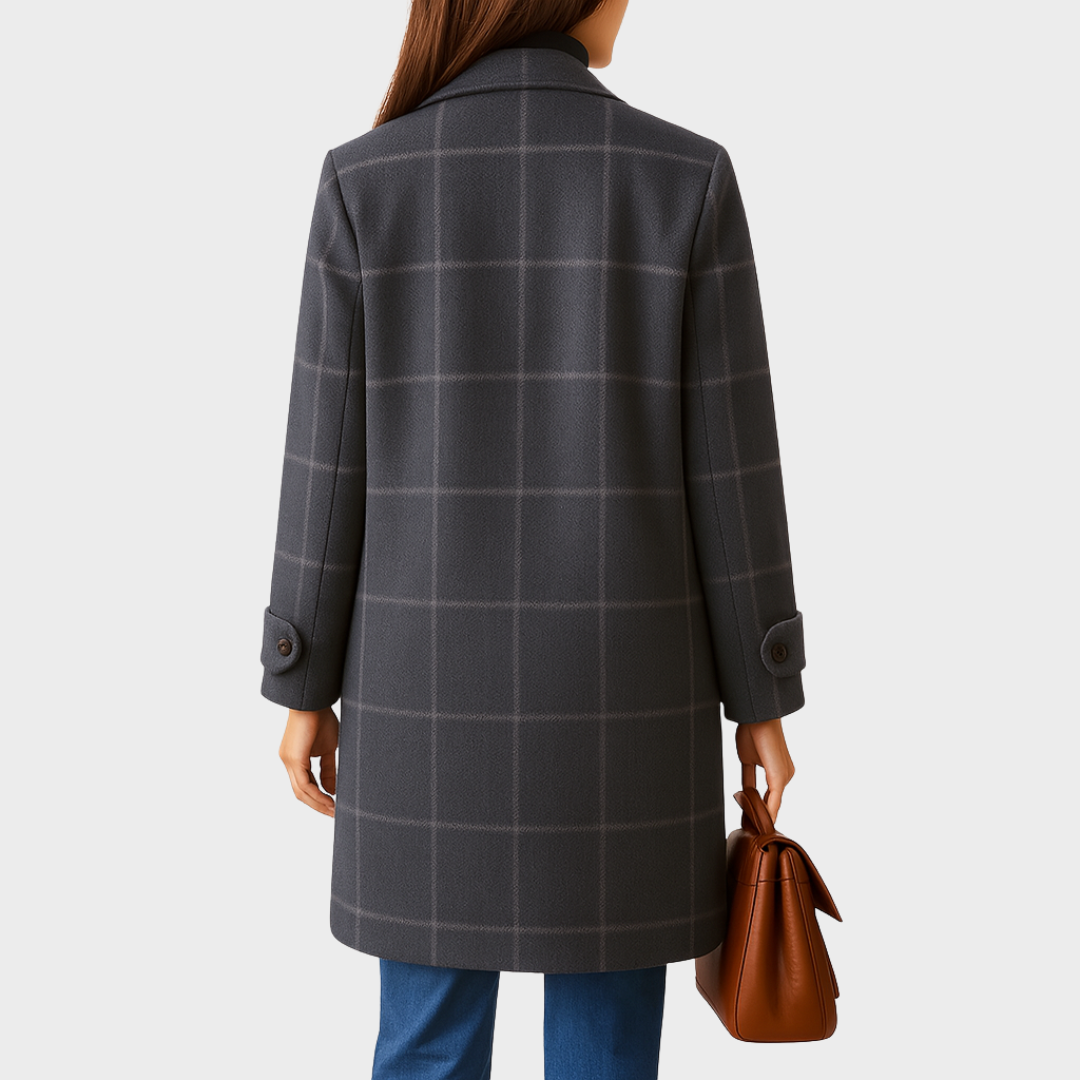 Klassischer Tweedmantel für Frauen