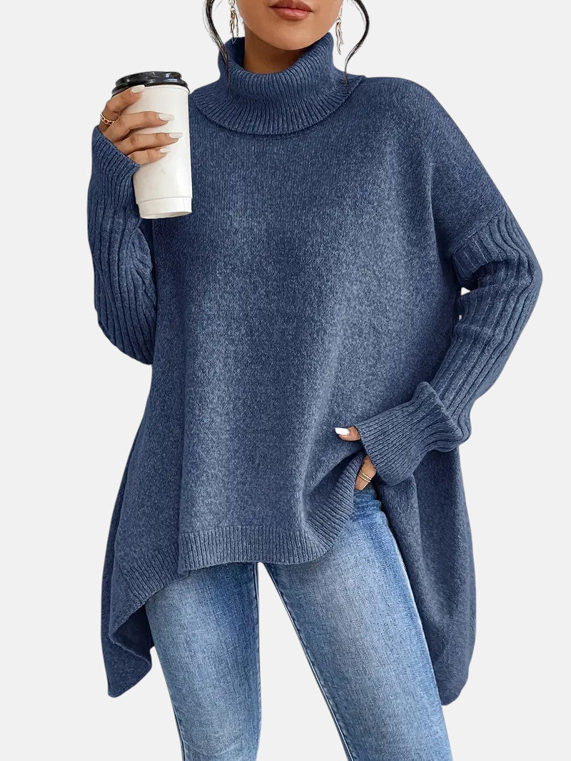 Brigitte | Langer Turtle Neck Pullover