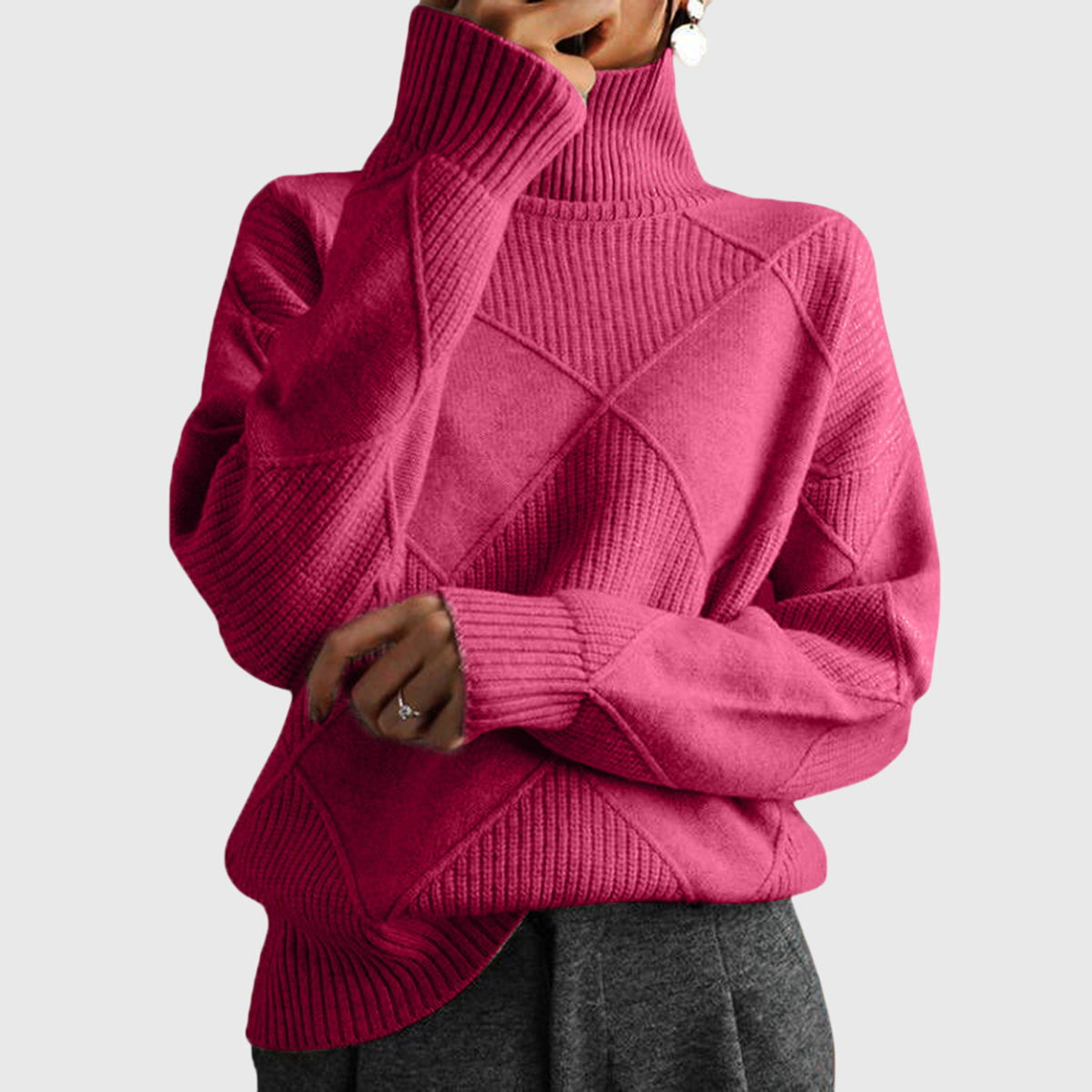 Angela™ - Rollkragenpullover