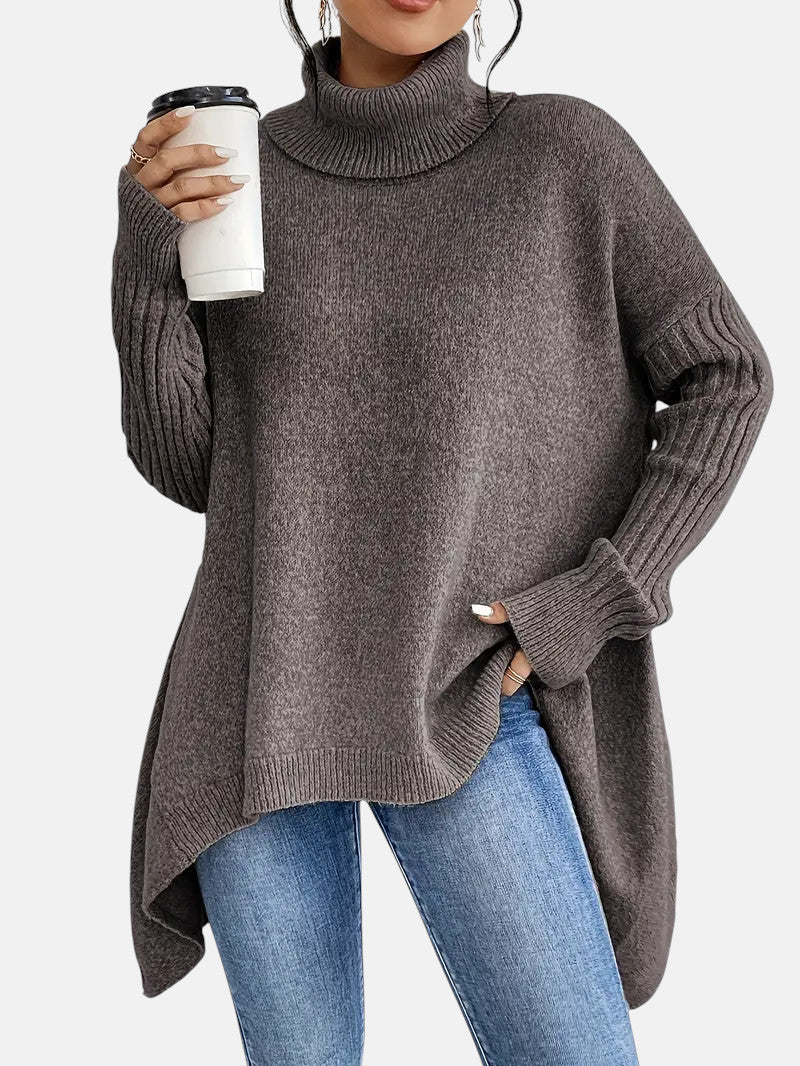 Brigitte | Langer Turtle Neck Pullover